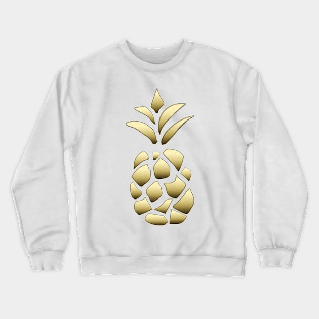 Pineapple Crazy Crewneck Sweatshirt by Haleys Hand